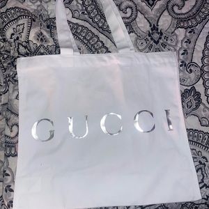Canvas Gucci Shopping Bag